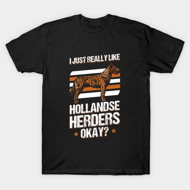 Hollandse Herder Herdershond T-Shirt by favoriteshirt